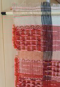 Image 2 of MADDER NATURALLY DYED, WOVEN WALL HANGING NO.15