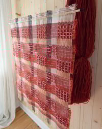 Image 3 of MADDER NATURALLY DYED, WOVEN WALL HANGING NO.15
