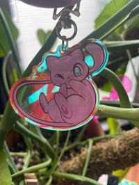 Image 3 of Mew Acrylic Keychain Charm