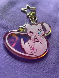 Image 1 of Mew Acrylic Keychain Charm