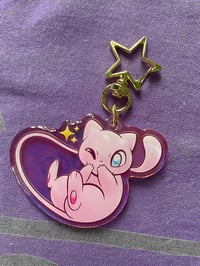 Image 4 of Mew Acrylic Keychain Charm