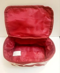 Image 2 of Soft embroidered toiletries bag