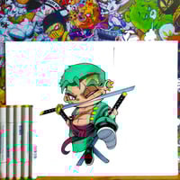 CHIBI ZORO ORIGINAL ART SIGNED