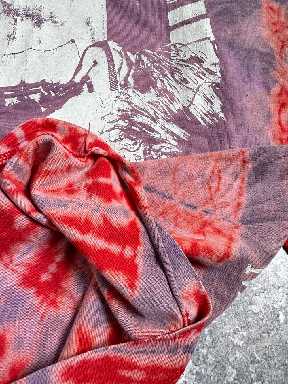 *Rare* Nirvana 1990’s ‘Bleach’ Tie Dye Longsleeve Shirt