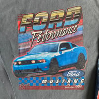 Image 2 of Ford Mustang Car Long Sleeve T-Shirt (XL)