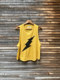 Image of FINAL SALE Lightning Bolt Cropped Tank, Size L