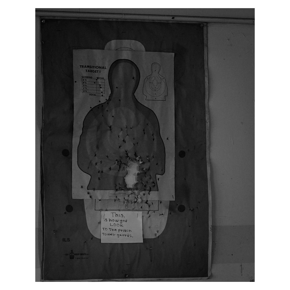 Image of This is How you look to the Prison Tower guards. 