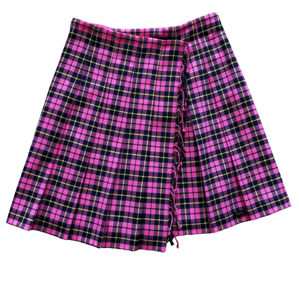 Image of BURBERRY PLAID SKIRT