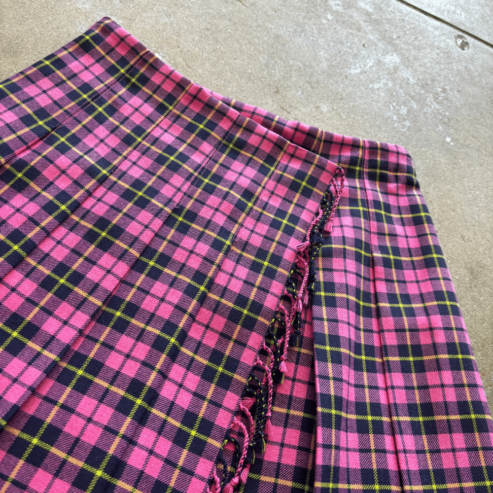 Image of BURBERRY PLAID SKIRT