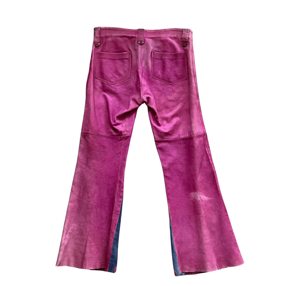 Image of VINTAGE LEATHER PANTS