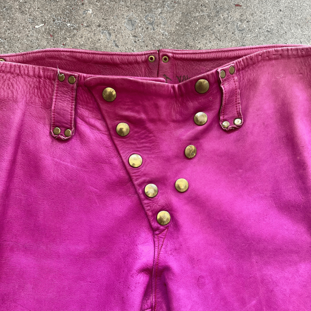 Image of VINTAGE LEATHER PANTS