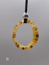Image 2 of Sea Worn Limpet Shell Necklace with Sterling Silver Bead