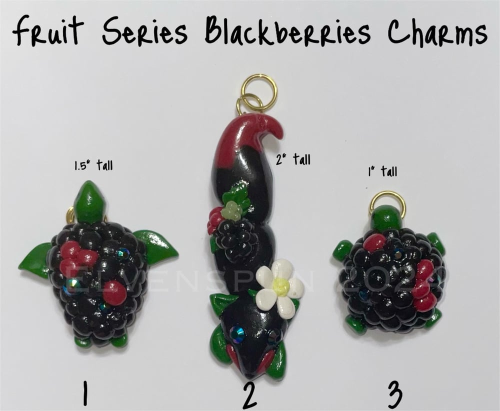 Image of Fruit Series Blackberries Jewelry 
