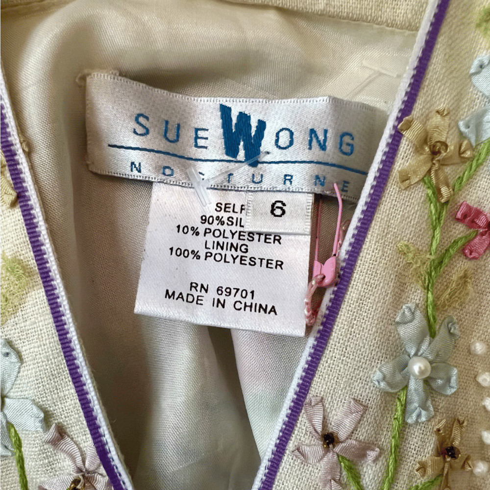 Image of SUE WONG TEA TOWEL DRESS