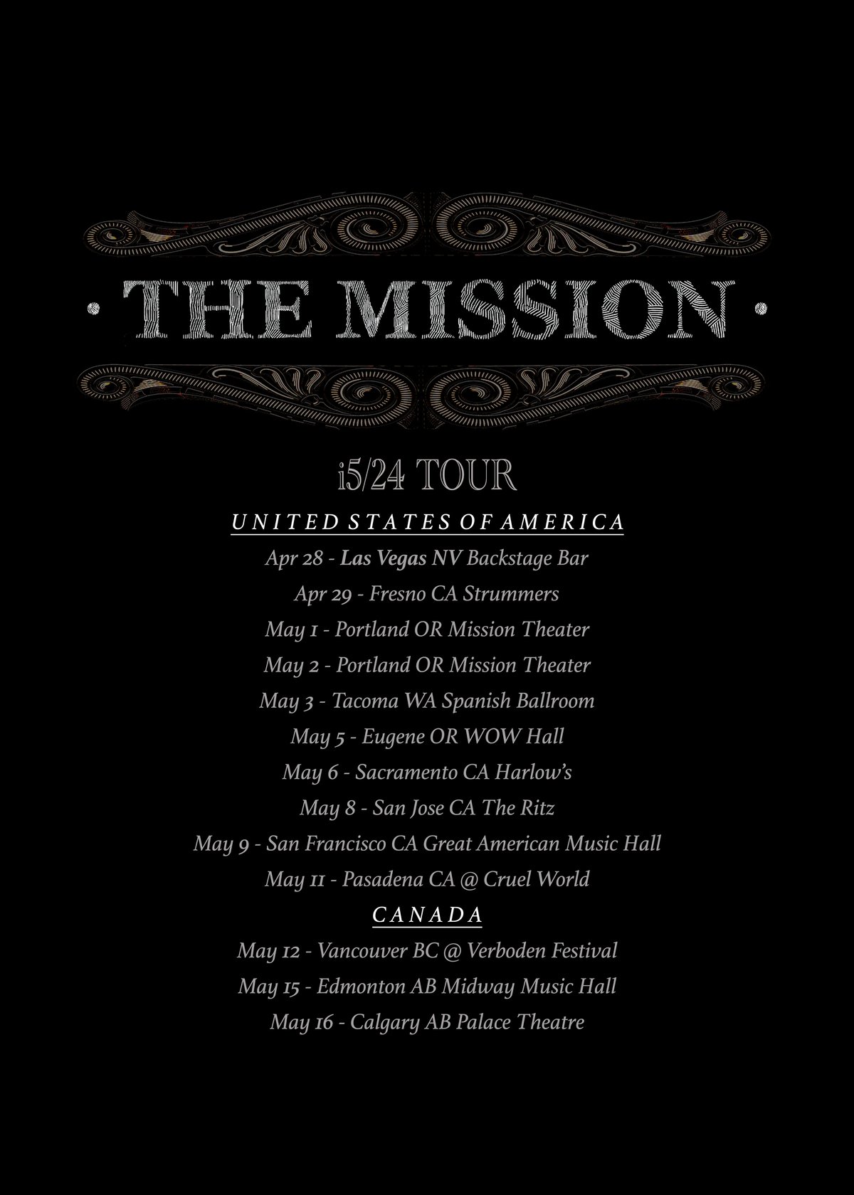 Image of The Mission USA Tour Shirt 2024