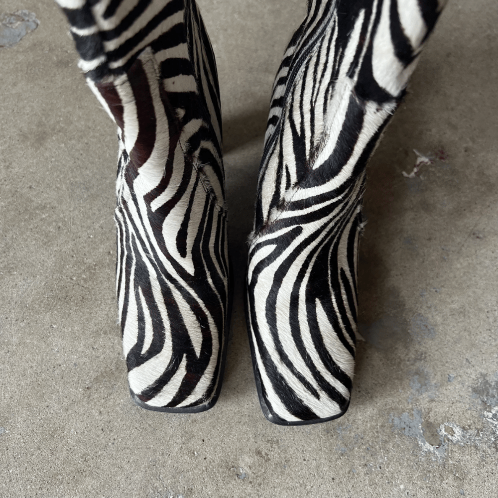 Image of PONY HAIR BOOTS