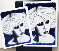 Image 1 of Chiana - Farscape - Original Art Gouache Painting