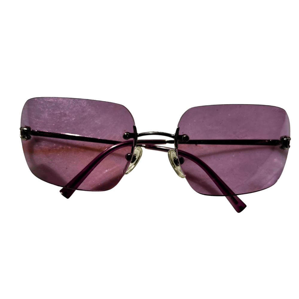 Image of CHANEL PURPLE SUNGLASSES