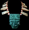 Nontle Aztec Mask Necklace