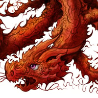 Image 1 of Chinese-Style Dragon Print (color)