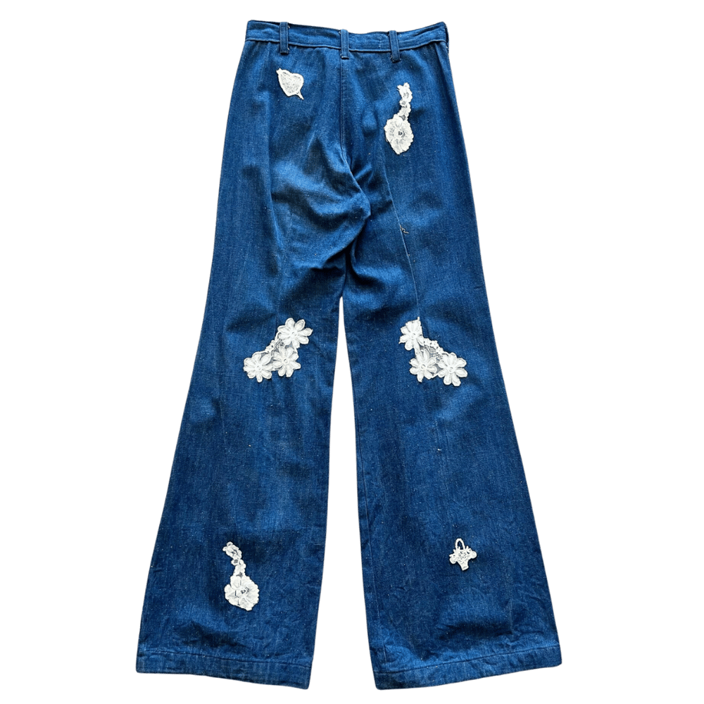 Image of 1970's BUTTERFLY JEANS