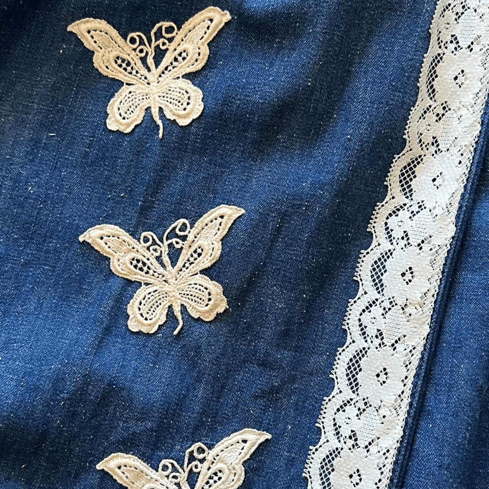 Image of 1970's BUTTERFLY JEANS