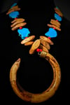 NONTLE: Horn Shaped Wooden Pendant Necklace 