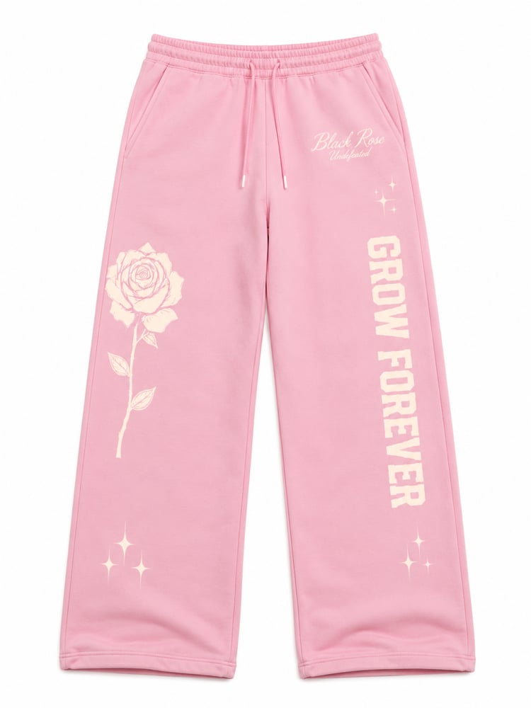 Image of WOMENS PINK COMFORT ROSE PANTS