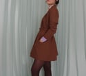 The Phuncle Jacket- Cocoa (+ matching belt) 