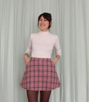 Marcia Skirt - Pink Tartan