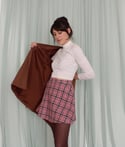 Marcia Skirt - Pink Tartan