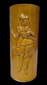 Image 1 of Vintage South Pacific Hula Girl Mug 