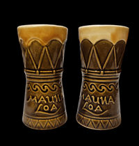 Image 1 of Vintage Mauna Loa Detroit Drum S&P Shakers FREE SHIPPING 