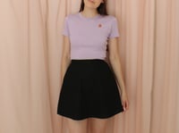 Image 11 of Phuncle Cropped Merino T- Shirt - Lilac