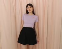 Image 4 of Phuncle Cropped Merino T- Shirt - Lilac