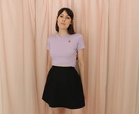 Image 13 of Phuncle Cropped Merino T- Shirt - Lilac