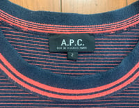 Image 3 of APC a.p.c. striped tee, made in France, size 2 (M)