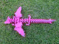 Image 1 of XL Crystal Dragon with Wings