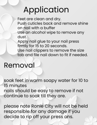 Image 4 of Custom Press On Toes