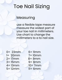 Image 3 of Custom Press On Toes