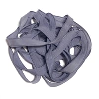 Image 6 of 1PC.  LILAC 42" hand dyed wrist wrap bracelet silk ribbon by COLOR KISSED SILK