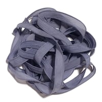 Image 7 of 1PC.  LILAC 42" hand dyed wrist wrap bracelet silk ribbon by COLOR KISSED SILK