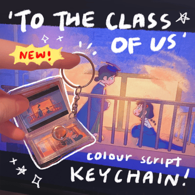 Image of [PREORDER] 'TO THE CLASS OF US' Colour Script Keychain