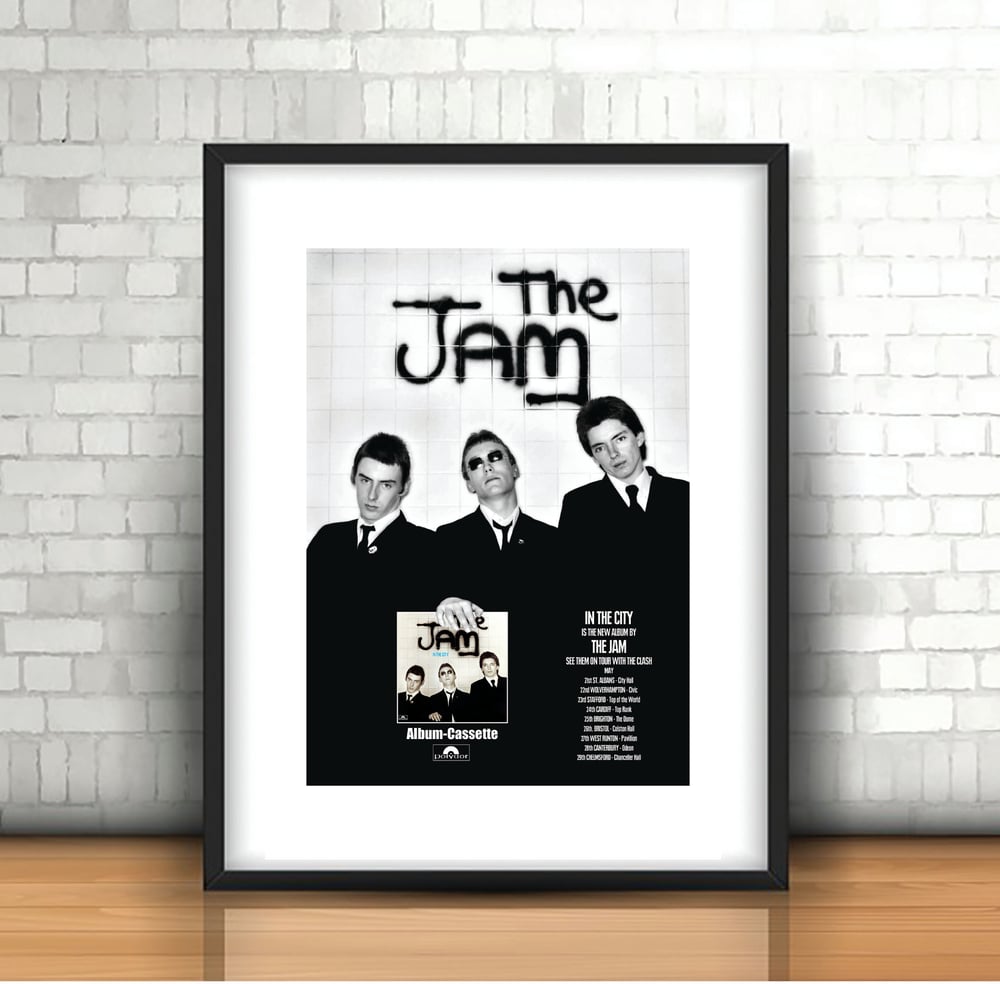 Image of LIMITED STOCK! The Jam In The City LP Art Print