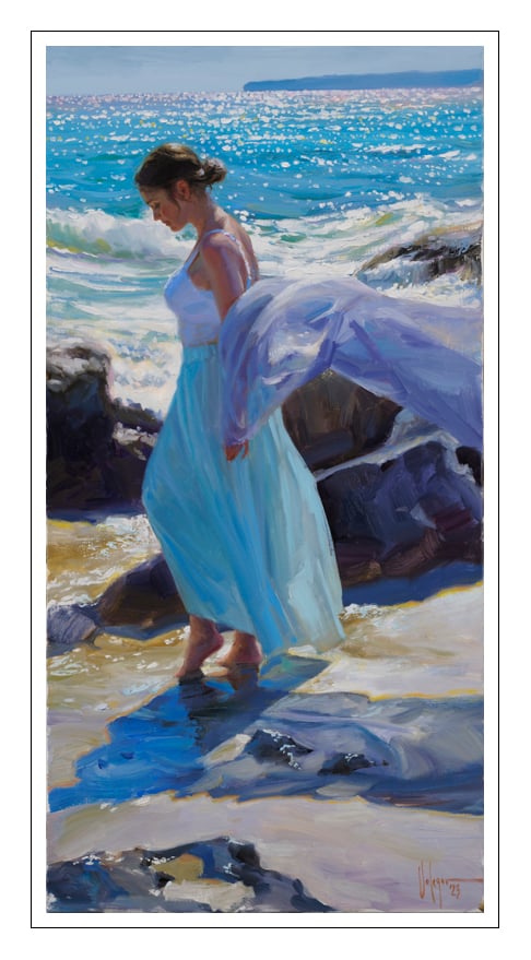 Image of PRINT ON CANVAS "SLIDING ON SES ILLETES"