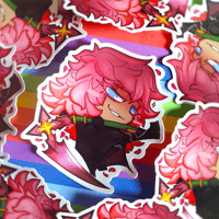 Image 1 of Chibi Marluxia Sticker 10x10cm