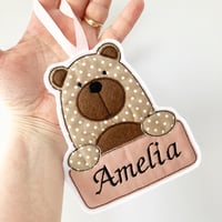 Image 4 of Personalised Bear Door Hanger
