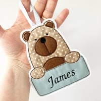 Image 5 of Personalised Bear Door Hanger