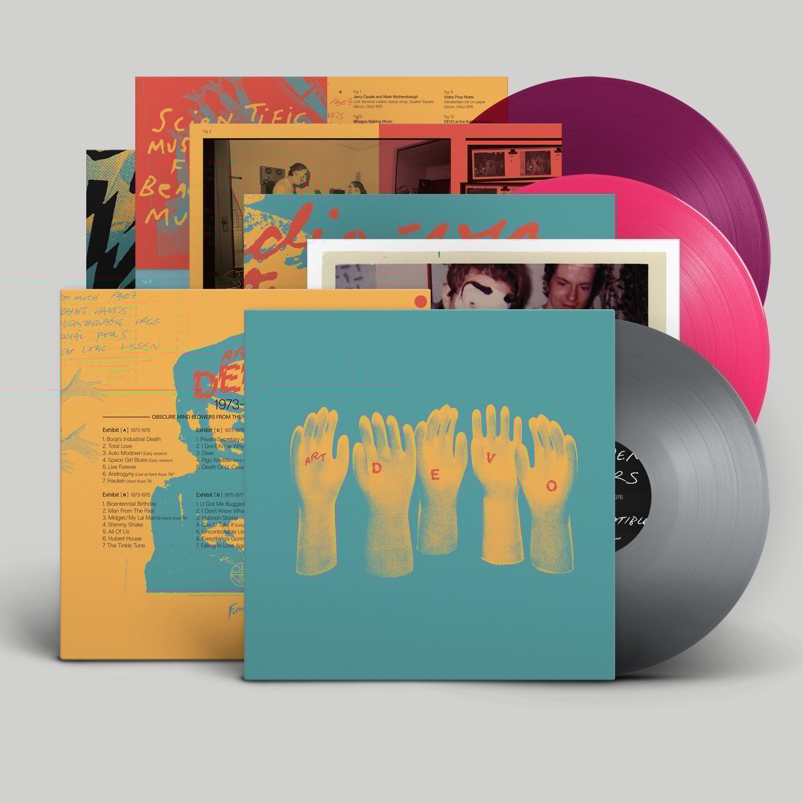 h4>DEVO</h4><h5>Art Devo 1973-1977 3xLP</h5><h6>Space Junk