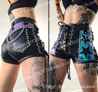 Image 1 of #17 MERMAID STAR HIGH RISE SHORTS